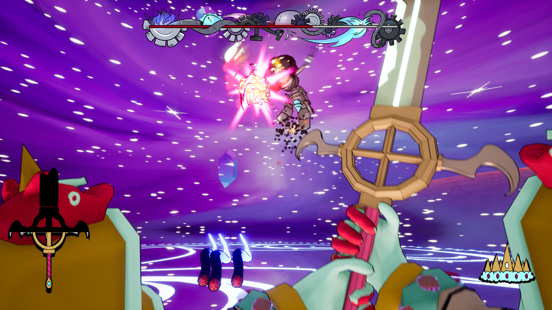 Arthur King Of Mars Battle with Merlin Ascended.