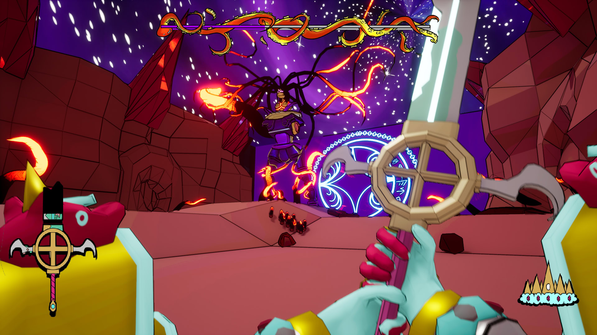 Arthur King Of Mars Battle with Morgana