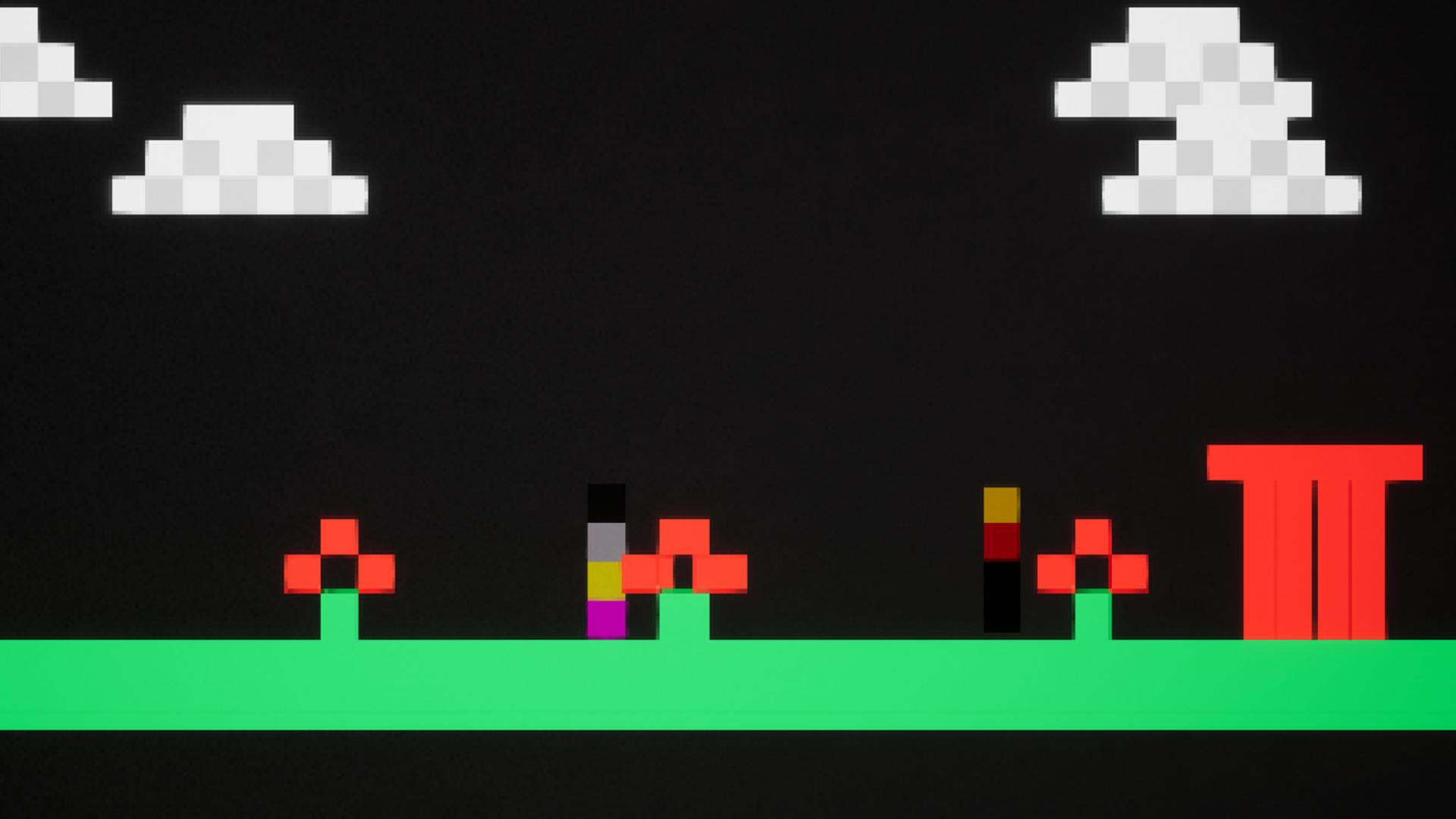 Coin-Op Capital Atari style art.