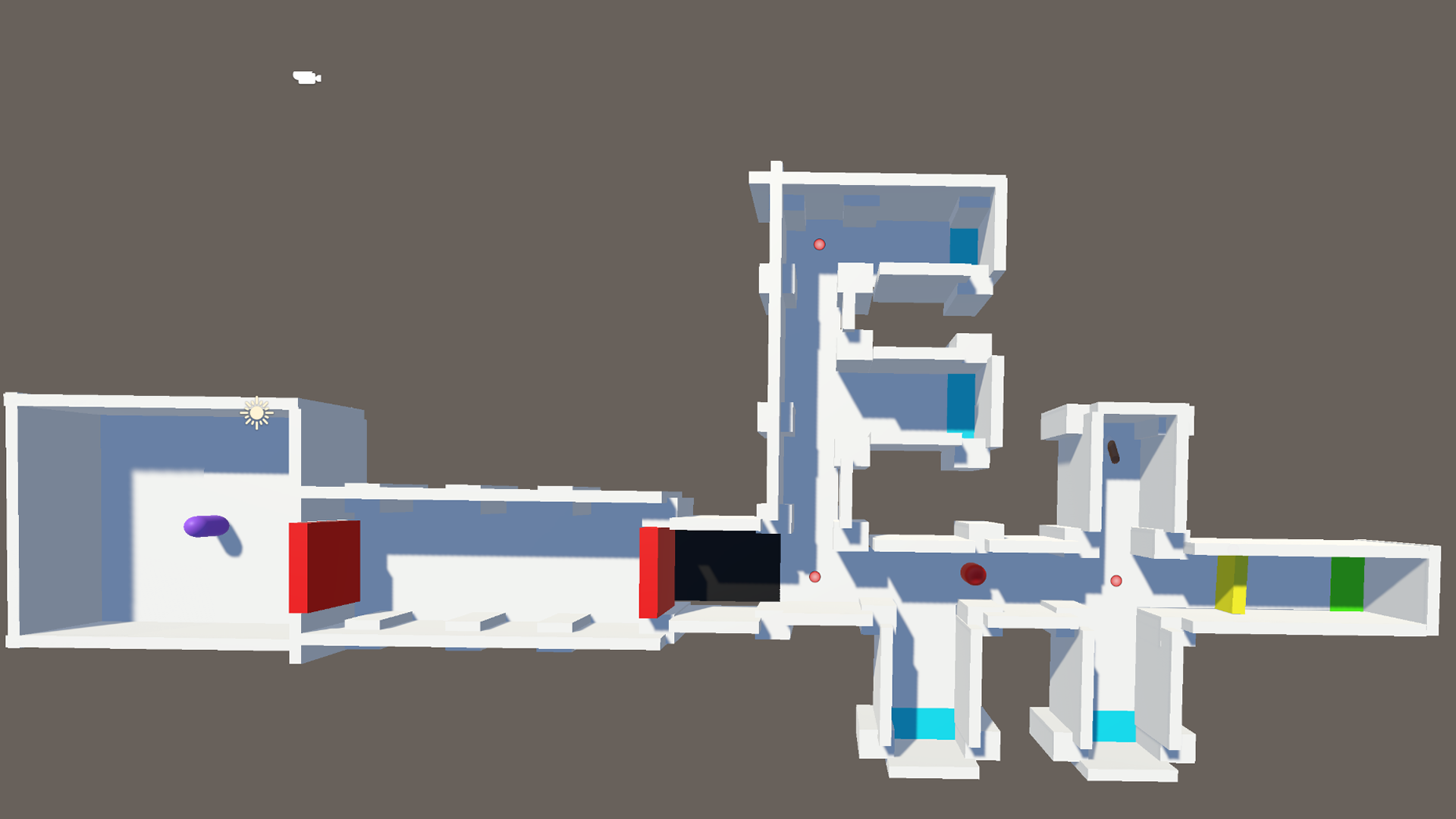 Haunted Helper level blockout.